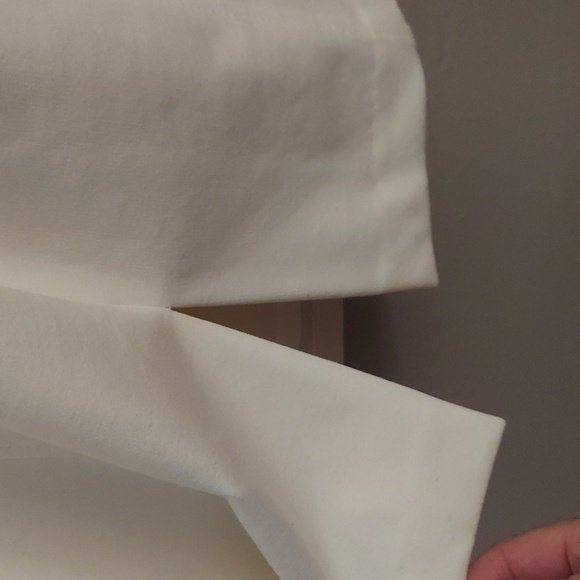 WHITE HOUSE BLACK MARKET Winter White Capped Sleeve Button Sheath Dress - Picture 11 of 13